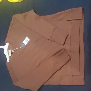 Universal thread XS brown sweatshirt fleece